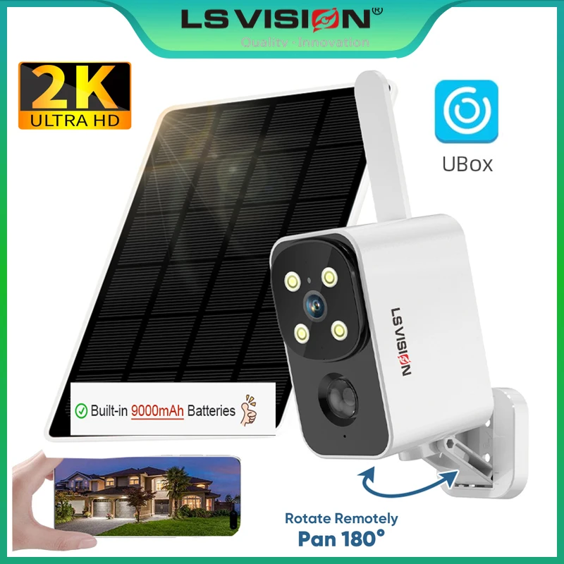 LS VISION Outdoor Solar Camera – обзор и цена Camera Solar Wireless
