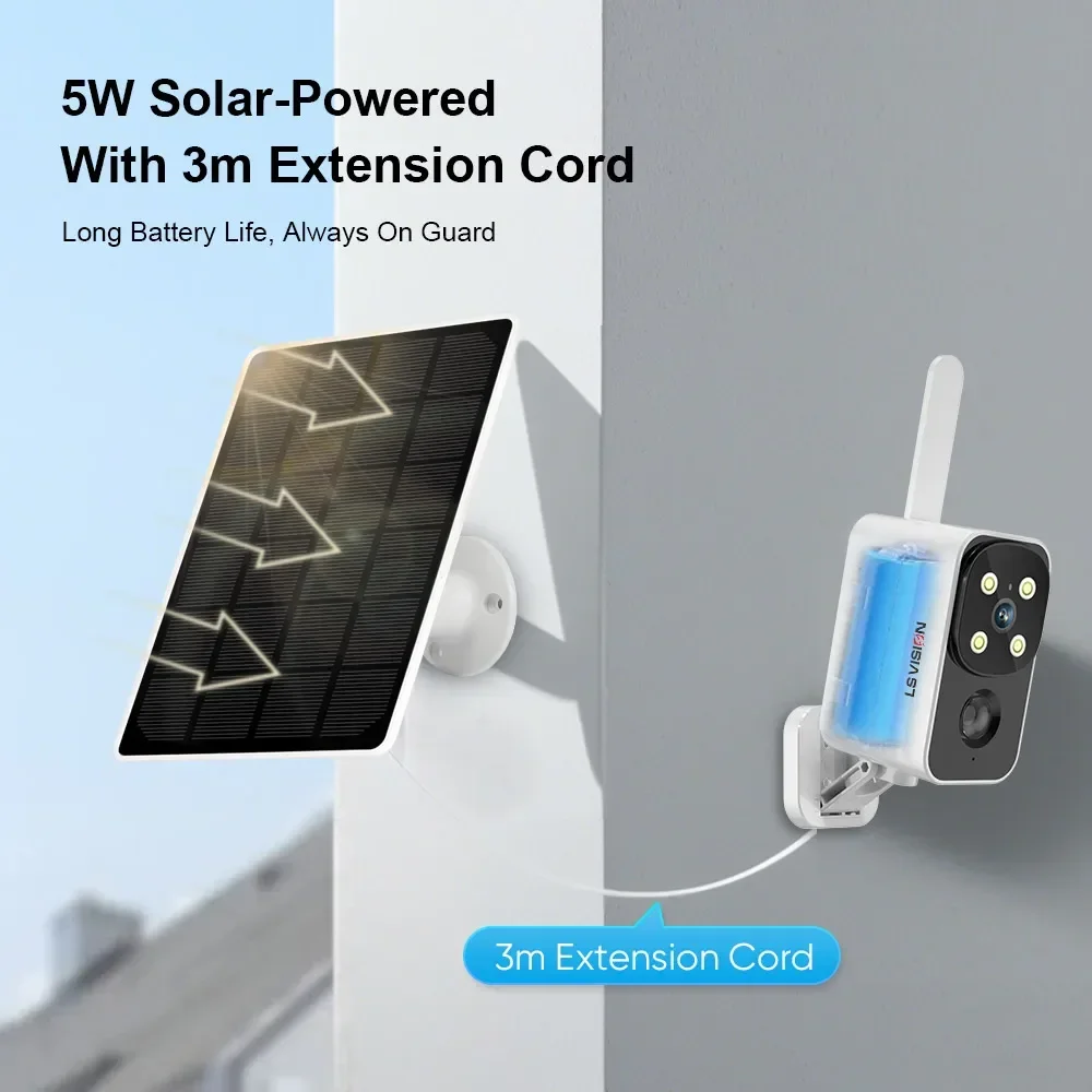LS VISION Outdoor Solar Camera – обзор и цена Camera Solar Wireless