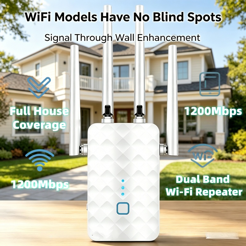 1200Mbps WiFi Repeater Wireles – обзор и цена Home Security Wireless