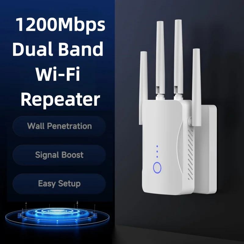 2.4G/5GHz Dual Band WiFi Repea – обзор и цена Home Security Wireless