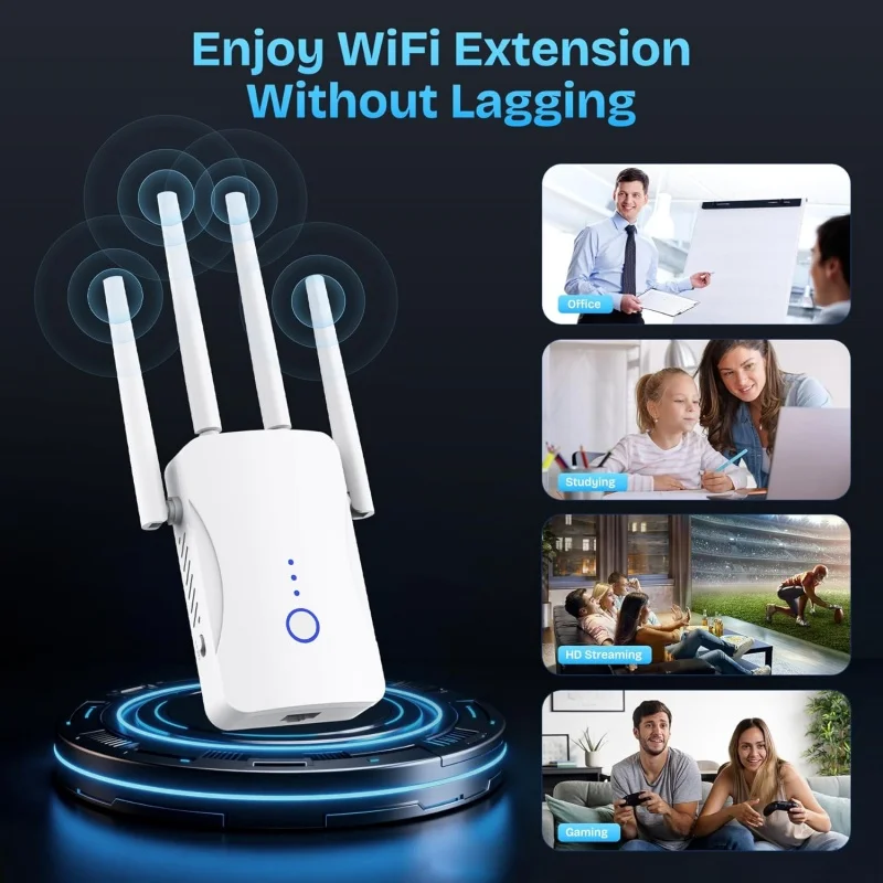 2.4G/5GHz Dual Band WiFi Repea – обзор и цена Home Security Wireless