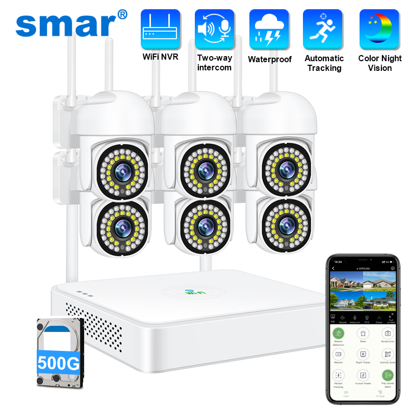 Smar 3MP Wireless CCTV Securit – обзор и цена Home Security Indoor Cameras