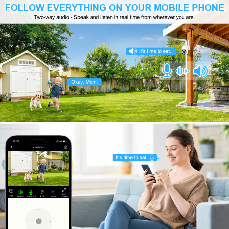 Smar 3MP Wireless CCTV Securit – обзор и цена Home Security Indoor Cameras