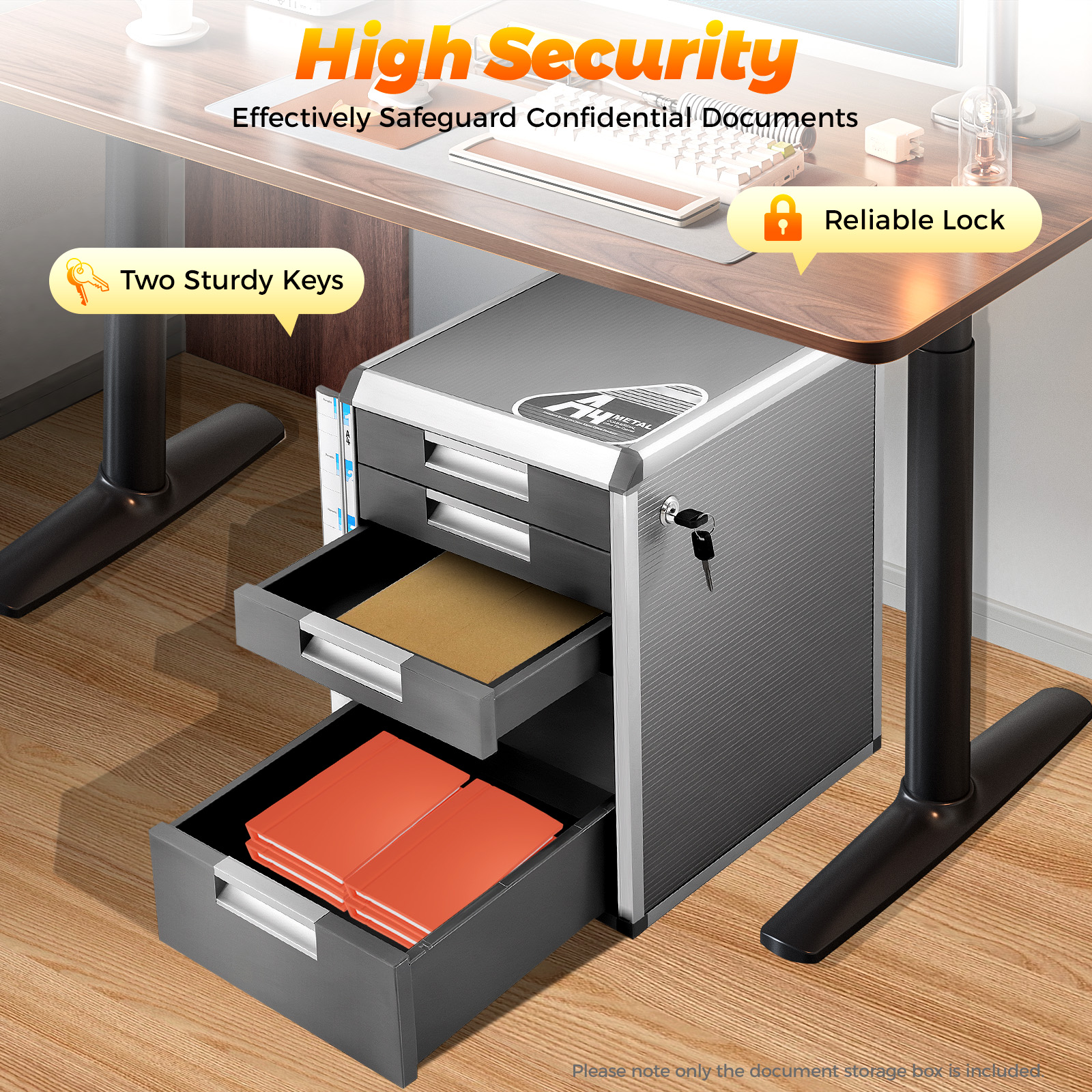 Lockable Document Storage Box  – обзор и цена Home Security Letters