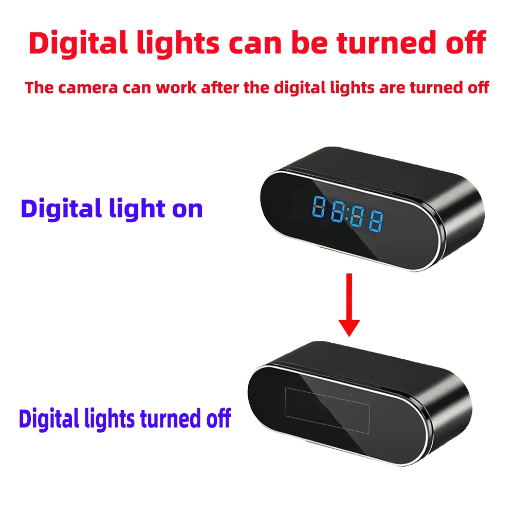 New 4K HD Mini Clock WiFi Came – обзор и цена Hidden Camera Clock