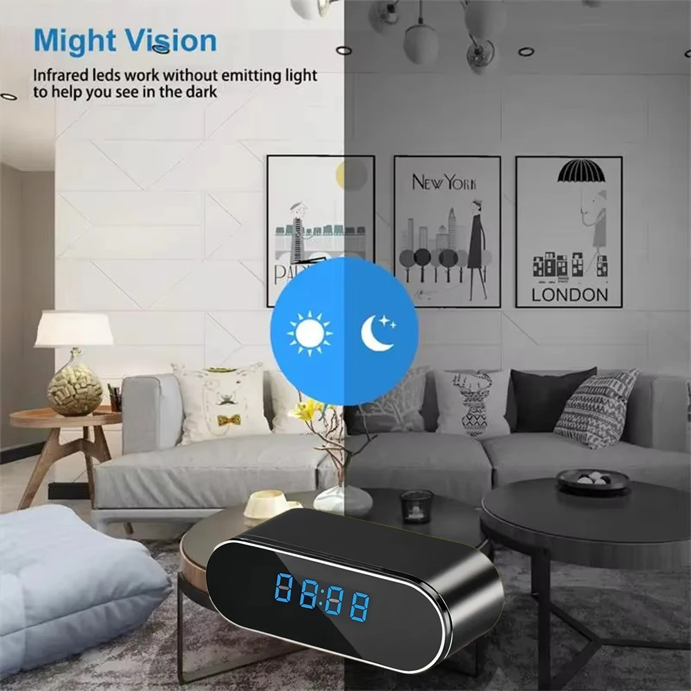 New 4K HD Mini Clock WiFi Came – обзор и цена Hidden Camera Clock