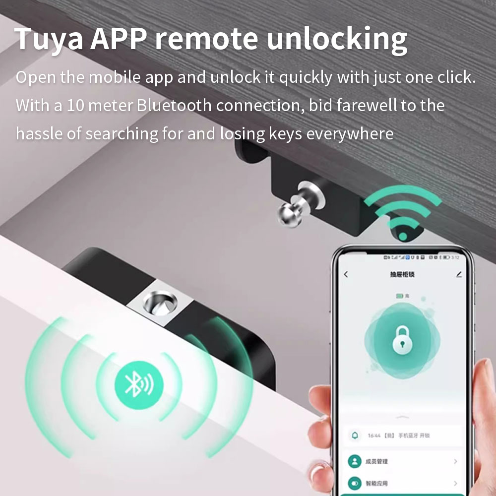 Tuya Hidden Cabinet Lock RFID  – обзор и цена Home Security Electronics
